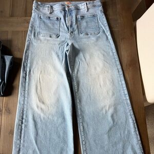 MOTHER Light Blue Flare Jeans